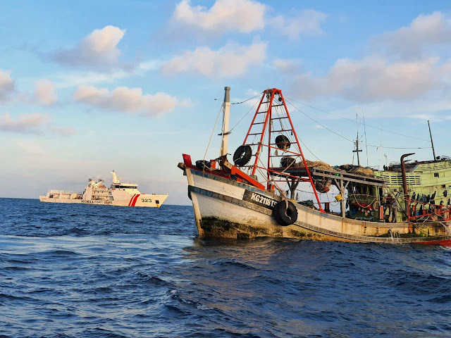 Curi Ikan Hingga 2 Ton, Bakamla RI Amankan KIA Vietnam di Perairan Natuna Utara