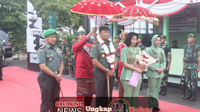 Danrem 045/Gaya  Kunjungan Kerja di Kodim 0414/Belitung.
