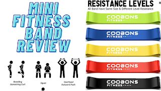 Different resistance levels and the mini exercise bands are all the same size
