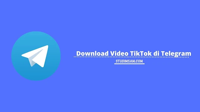 cara download video tiktok tanpa watermark di telegram