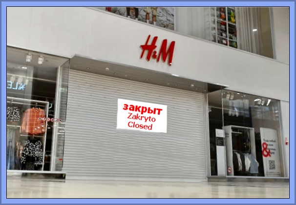 European Brand Shops In Russia Closing