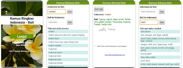 Kamus Ringkas Bahasa Bali