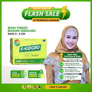 Cek S-KIDGRO Peninggi Badan Terbaik Untuk Anak - 1 BOX di Shopee