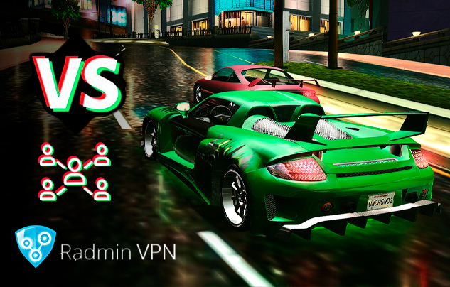 Play online on our official network RADMIN VPN