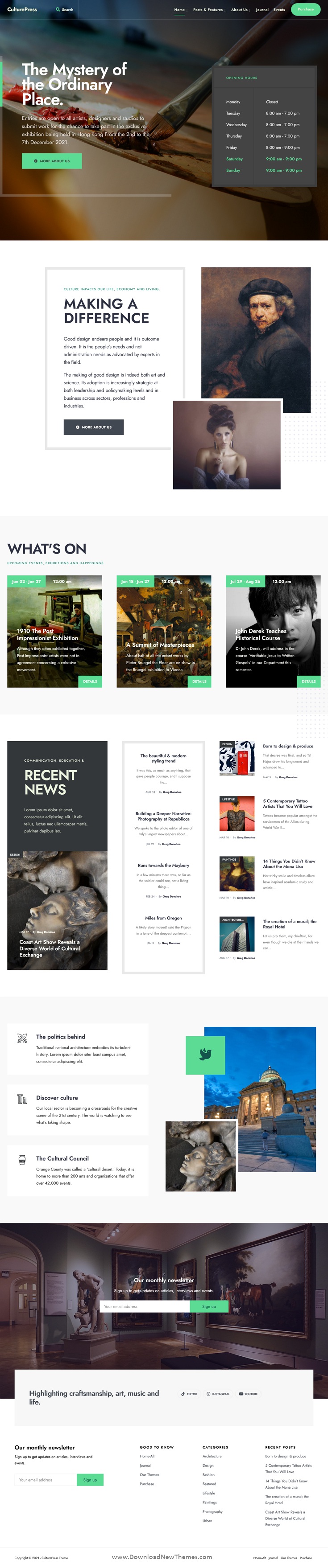 CulturePress - Art & Culture WP Theme