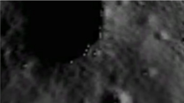 UFOs on the edges of craters in plain sight of NASA cameras.