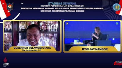 Pembicara di General Stadium IPDN Jatinangor, Olly Sampaikan Highlite 10 Program Prioritas Pembangunan