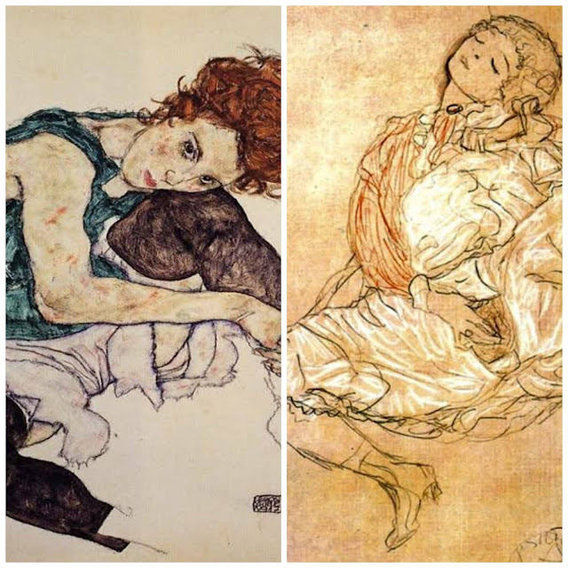 Egon Schiele y Gustav Klimt