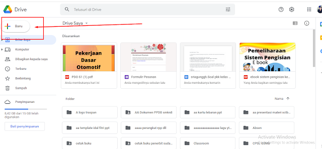 cara membuat google formulir di laptop dan di hp android