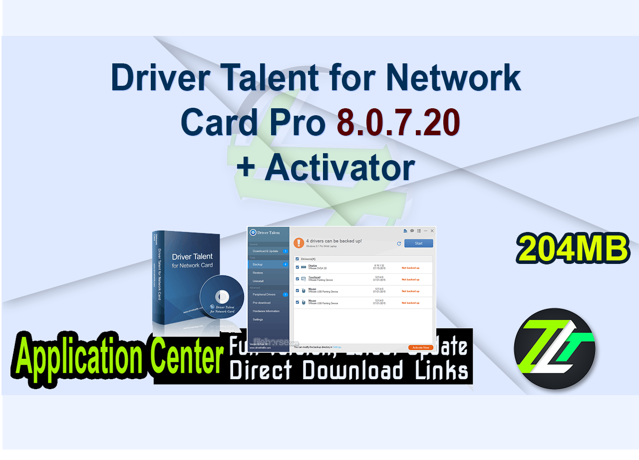 Driver Talent for Network Card Pro 8.0.7.20 + Activator
