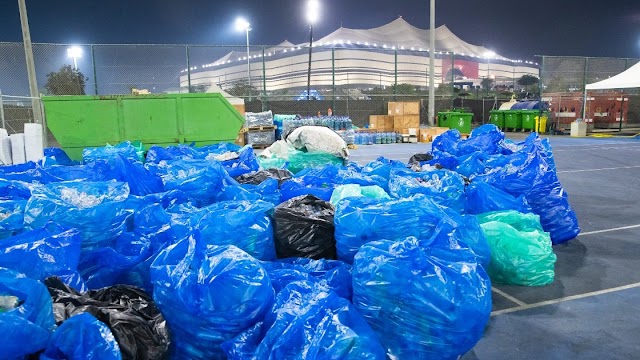Qatar's commitment to recycling was highlighted during the FIFA Arab Cup.