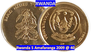 Rwanda 10 Amafaranga 2009 @ 50