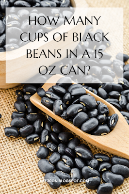 How many cups of black beans in a 15 oz can?