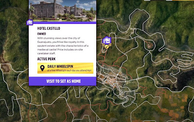 Forza Horizon 5 FH5 House Location Maps, Rewards and Prices