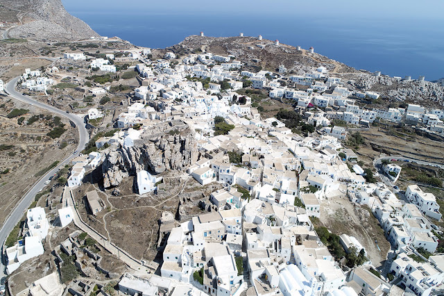 Χώρα Αμοργού [Credit: Αλεξ. Αραμπατζόγλου, τοπογράφος-μηχανικός].