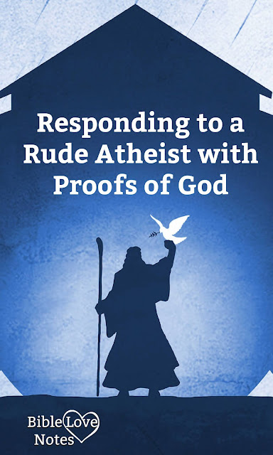 A rude atheist mocked God and talked about not "being on the boat." This 1-minute devotion refutes his foolishness.