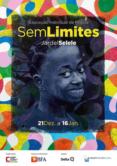 Jardel Selele apresenta-nos o seu mais recente trabalho SEM LIMITES a provar que não há limite, nas técnicas e materiais usados para a conceção de cada uma das 37 obras que compõem esta exposição. No Centro Cultural Português, Luanda, Angola, de 21 de dezembro a 16 de janeiro.