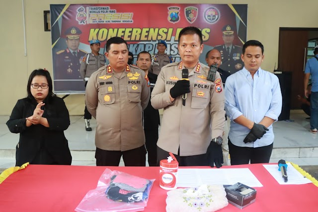 Satreskrim Polresta Sidoarjo Bekuk Seorang Bapak Yang Cabuli Anak Tirinya 