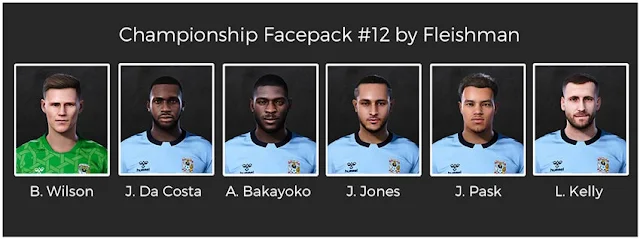 Championship Facepack #12 For eFootball PES 2021