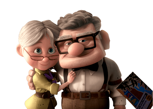 imagenes png de los personajes principales de up