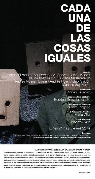 Cada una de las cosas iguales