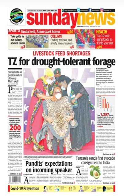 Magazeti ya leo Tanzania January 23, 2022 Newspapers