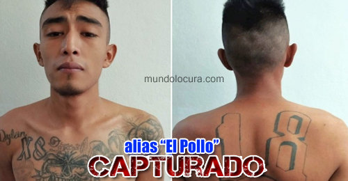 El Salvador: Capturan a gatillero de la pandilla 18, alias "El Pollo" en Cuscatlán