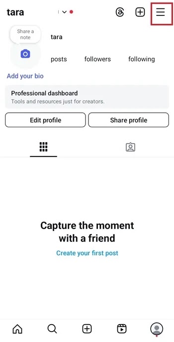 تحويل حساب تجاري إلى حساب شخصي