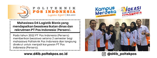 Mahasiswa Penerima Beasiswa Ikatan Dinas dan Rekrutmen PT Pos Indonesia (Persero)