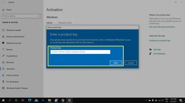 Cara Aktivasi Windows 10