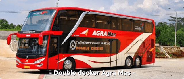 6 Bus AKAP Double Decker Lewat Tol Trans Jawa di Fastpay