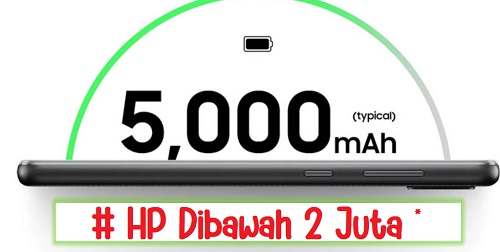 HP baterai 5000 mAh dibawah 2 juta