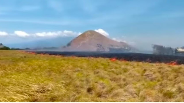 Obyek Wisata Pulau Kenawa Poto Tano Dilalap Jago Merah