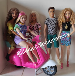 Casais Barbie na moto