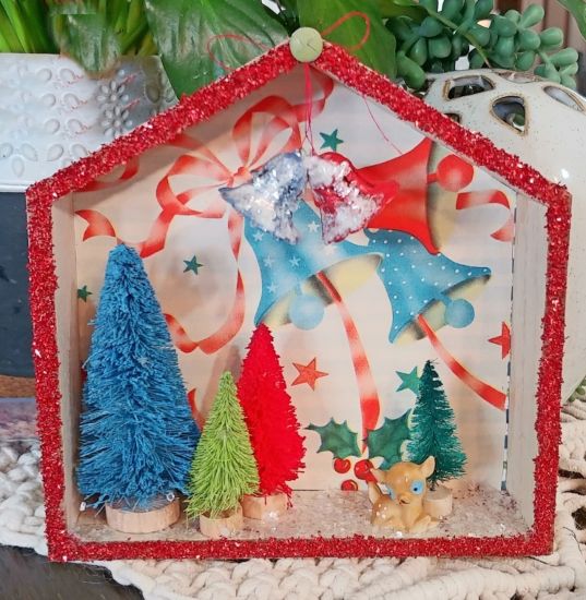 Dollar Store Christmas Diorama