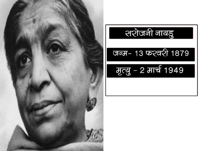 सरोजिनी नायडू Sarojini Naidu