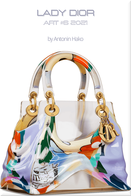 Lady Dior Bag Art Edition 6th 2021 by Antonin Hako France #dior #brilliantluxury