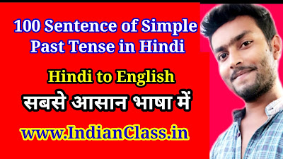 100-sentence-of-simple-past-tense-in -hindi