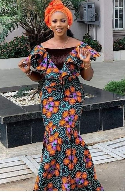 Ankara Gown Style.