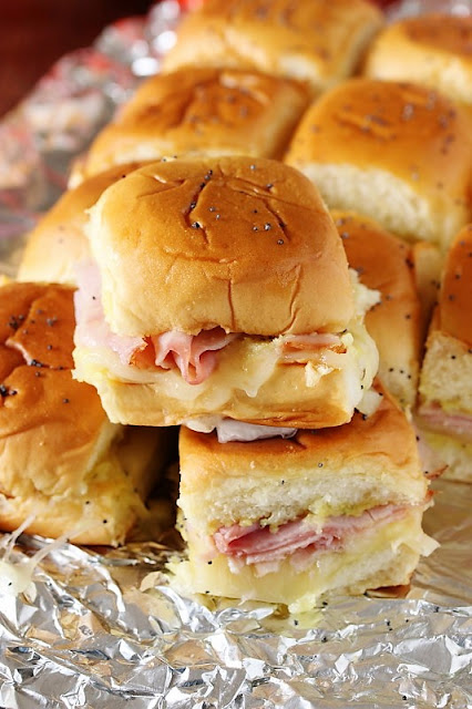 Ham & Cheese Party Sandwiches Image