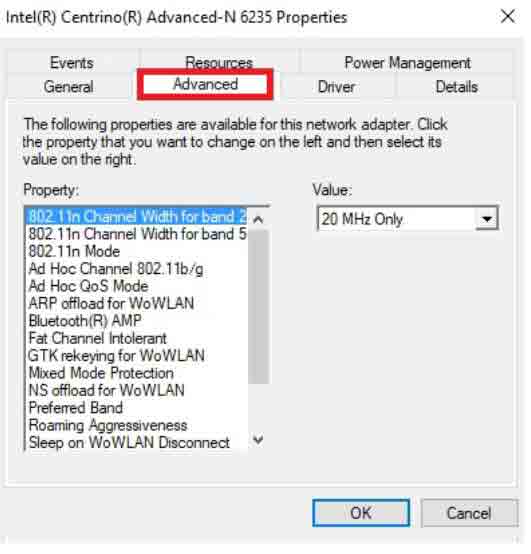 لم يتم العثور على شبكة Wi-Fi