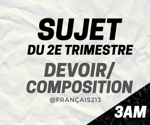 Correction de composition n2 3am, texte : narratif /faits réels Niveau : 3AM, français 2eme génération.  Modèle de compostions texte Historique au collège, Algérie. Evaluations-diagnostiques 4Am cem, collège/ moyen, niveaux 3am. Examen deuxième trimestre (moyen), Test, contrôle et épreuve de français. Examen projet n2 texte Historique + corrigé type, Correction de composition n2 langue Français - Sujets du 2eme Trimestre. Devoir n1 du 2eme trimestre projet 1, 2,3. Corrigé d'épreuve de français trimestre n2. Test 3am- évaluation diagnostique ou séquentielle - contrôle et épreuve de français avec correction., 3ème Année Moyenne - Français - Devoirs et Examens Sujet N° :1. Devoir de la langue française n1 du second trimestre 2021/2022 sur le texte Historique. Niveau : 3Am Devoir de français N° 01 du trimestre 1 (événements réels). Sujets de français de cycle moyen ; devoirs ou examens 1am, 2am, 3am et 4am avec correction. Exemple d'évaluation diagnostique 3am texte Historique narratif.  Français 3AM sujet d'évaluation + corrigés, texte : informatif /narratif/ descriptif. Test de positionnement premier palier, deuxième , troisième Année Moyenne (3AM).  Devoirs et Corrigés N°1 du deuxième Trimestre Moyen -3AM. Français 3am sujets d'examen + corrigé - Algérie. Télécharger sujet de français 3am 2eme trimestre - Gratuit. Top sujets de français 3ème année moyenne 2g. Contrôle N°2 2021/2022/2023/2024/2025 examen 2ème génération. Exemples des devoirs et compositions de la langue française 3AM, cours et révision. Sujet de français 3am  avec correction et barème officiel PDF/ Word.  Télécharger sujets de Devoirs ou contrôle n2 - français- avec correction. 3ème Année Moyenne, Devoir surveillé n °02 du  trimestre 2 || Français   Exemples des devoirs et compositions de la langue française 3AM. Devoirs et Corrigés N°2 du deuxième Trimestre PDF . Moyen-3AM. Niveau 3AM 2020/2021 / sujet 2 trimestre 2- Devoir surveillé N1... Compositions et devoirs (moyen); Sujets français 3AM docx 2022. CEM Images correspondant à 3AM cem, devoir de français PDF. Telécharger Modèle de compostions texte Historique au collège, Algérie. Telécharger Exemples sujets de français 3am cem 2023 Modèle de sujet cem/ 3am français texte narratif pdf. Telécharger Examen projet n2 composition  texte Historique + corrigé type, Telécharger sujets de français 3am cem algérien 2023 Namoudaj sujet français 4am Motawasit fard ikhtibar fasl 1 2 3 Télécharger sujet 3am français cem dz examen/ devoir/ composition/ correction. Encyclopédie éducation : Devoirs, examen, évaluation et compositions 2eme génération ; premier, second trimestre, Deuxième trimestre et Troisième trimestre + corrigé type en PDF/ Word..   3am, les réponses proposées au sujet du projet 2 deuxième trimestre.  Correction et barème de notation 3am. Site; français facile, cem dz @français213     PDF /Word فروض واختبارات اللغة الفرنسية تنزيل    فرض في اللغة الفرنسية للسنة الثالثة متوسط الفصل الثاني 2022     - نماذج فروض واختبارات اللغة الفرنسية 3 متوسط, - تحميل نماذج فروض واختبارات مادة اللغة الفرنسية سنة الثالثة متوسط متوفر بصيغة Word.  توقع هذه الاسئلة في فروض واختبارات الفصل الثاني للغة الفرنسية المكيفة مع الجيل 2. فروض 2 السنة الثالثة متوسط في الفرنسية مع التصحيح اختبارات السنة الثالثة متوسط في الفرنسية الفصل2 مع التصحيح PDF /Word الديوان الوطني للامتحانات و المسابقات اﻣﺘــــــﺤــــــــــــــــﺎن المــــــــﺘـــــــــــﺎﺑﻌــــــــــــــﺔ  اﻟﺴﻨﺔ اﻟﺪراﺳﻴﺔ 2022/2021  اللجمهورﻳﺔ االجزاﺋﺮﻳﺔ اﻟديموقراﻃﻴﺔ اﻟﺸﻌﺒﻴﺔ Projet 2 Séquence 123  اﺧﺘﺒﺎر  ﻣﺎدة: اﻟﻠﻐﺔ اﻟﻔﺮﻧﺴﻴﺔ  اﻹﺟﺎﺑﺔ اﳌﻘﺘـــﺮﺣـــــﺔ ﻻﻣﺘﺤﺎن اﳌﺘﺎﺑﻌـــــــــــﺔ 3 ﻣﺘﻮﺳﻂ   ﻋﻨﺎﺻﺮ اﻹﺟﺎﺑﺔ مع جدول التنقيط  مراجعة عامة لشهادة التعليم  المتوسط _فرنسية3 متوسط  تنزيل مواصيغ  _‎فرض الثلاثي 2 لغة فرنسية   متوسط 3. 3AM, 2nd QUARTER COMPOSITION + CORRIECTION (ARTICLE N°: 4). SUBJECT FOR THE EXAMINATION OR ASSIGNMENT OF THE FRENCH LANGUAGE (SECOND QUARTER PROJECT 2 2021/2022). Level: 3rd Middle Year. File size: .... kb. Documents: PDF format. Historical Text: Search areas (words related to your search): Composition correction n2 3am, text: narrative / real facts Level: 3AM, French 2nd generation. Model of historical text compositions in college, Algeria. Diagnostic assessments 4Am cem, college/average, 3am levels. Second trimester exam (medium), Test, control and French test. Examination project n2 text History + corrected type, Correction of composition n2 French language - Subjects of the 2nd Quarter. Assignment n1 of the 2nd quarter project 1, 2,3. Corrected French test trimester n2. 3am test - diagnostic or sequential evaluation - control and French test with correction., 3rd Year Average - French - Homework and Examinations Subject N°:1. Assignment of the French language n1 of the second quarter 2021/2022 on the Historical text. Level: 3Am French homework N° 01 of term 1 (real events). Middle cycle French subjects; homework or exams 1am, 2am, 3am and 4am with correction. Sample 3am Diagnostic Assessment Text Narrative History. French 3AM subject of evaluation + answers, text: informative / narrative / descriptive. Positioning test first level, second, third Average Year (3AM). Homework and Answer Keys N°1 of the second Middle Quarter -3AM. French 3am exam papers + answer key - Algeria. Download French subject 3am 2nd trimester - Free. Top French subjects 3rd year average 2g. Control N°2 2021/2022/2023/2024/2025 2nd generation exam. Examples of 3AM French language assignments and compositions, lessons and revision. French subject 3am with correction and official scale PDF/Word. Download subjects of Devoirs or control n2 - French - with correction. 3rd Average Year, Supervised homework n°02 of term 2 || French Examples of homework and compositions of the French language 3AM. Duties and Corrected N°2 of the second Quarter PDF . Mid-3AM. Level 3AM 2020/2021 / subject 2 trimester 2- Supervised homework N1... Compositions and homework (medium); French subjects 3AM docx 2022. CEM Images corresponding to 3AM cem, French homework PDF. Download Model of historical text compositions in college, Algeria. Download Sample French subjects 3am cem 2023 Cem/ 3am french narrative text topic template pdf. Download Examination project n2 composition text History + corrected type, Download French subjects 3am cem Algerian 2023 Namoudaj French subject 4am Motawasit fard ikhtibar fasl 1 2 3 Download subject 3am french cem dz exam/ homework/ composition/ correction. Education Encyclopedia: Homework, exam, evaluation and 2nd generation compositions; first, second trimester, second trimester and third trimester + standard answer in PDF/Word.. 3am, proposed answers about project 2 second quarter. Correction and grading scheme 3am. Site; easy French, cem dz @ français213 PDF /Word French language assignments and tests Download An assignment in the French language for the third year, average for the second semester 2022    - Models of assignments and tests of the French language 3 intermediate, - Download Models of assignments and tests for the French language subject third year intermediate, available in Word format. These questions are expected in the assignments and tests of the second semester of the French language adapted to Generation 2. Homework 2 third year average in French with correction Third year average exams in French Semester 2 with correction PDF / Word The National Office of Examinations and Contests Continuation Examination Academic Year 2021/2022 People's Democratic Republic of Algeria Projet 2 Séquence 123 Subject Test: French The suggested answer for the follow-up exam is 3 average Answer Items with Scoring Table General review of the intermediate education certificate _ French 3 average Download Formulas _ Impose Triple 2 Intermediate French 3 The suggested answer for the follow-up exam is 3 average   Answer Items with Scoring Table 3am, proposed answers about project 2 second quarter. Correction and marking scheme of the 3am exam. To download the file, please click on one of the links below. If one of these links is broken, please try again with another link. Link: 1 This document is the result of personal contributions from PEM de français. May they be thanked. Historical Text: Blind Repression.