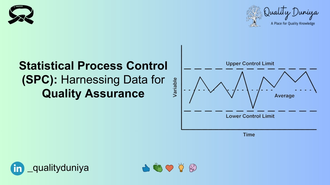 Statistical Process Control (SPC): Harnessing Data for Quality Assurance