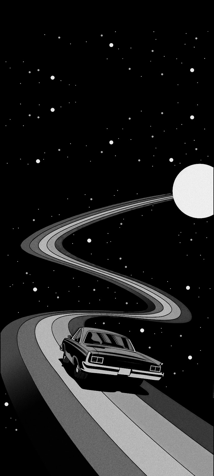 car going to the moon