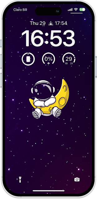 IPHONE WALLPAPER - CUTE ASTRONAUT