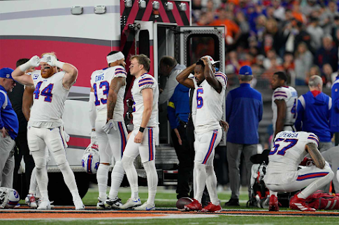 Buffalo Bills' Damar Hamlin was in critical condition after collapsing on the field