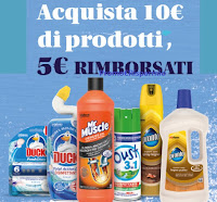 Cashback "Insieme per un mare senza plastica" : rimborso di 5€ con Mr.Muscle, Duck, Glade, Pronto, Oust, Shout