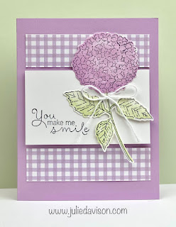 Stampin' Up! Hydrangea Haven Card ~ 3 Cards with 1 Easy Card Layout + VIDEO + Free PDF Download ~ www.juliedavison.com #stampinup