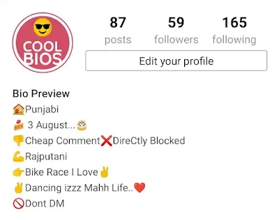 Instagram Bio for Rajput