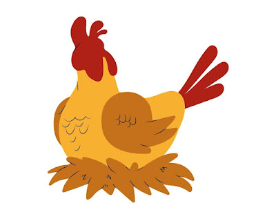 50+ Pencil sketch and Cartoon Images of Chicken